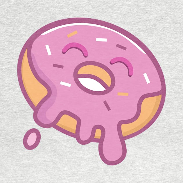 Cute cartoon donut character by ramith-concept